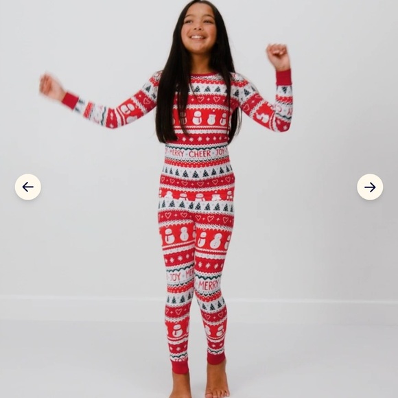 Little Sleepies Other - Little Sleepies Fair Isle Festive Holiday Pajamas Size 12/14